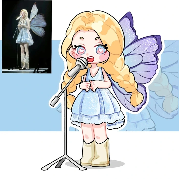 ảnh rose chibi dễ thương