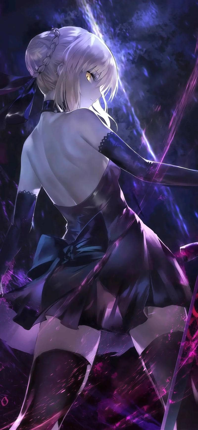 ảnh saber alter full hd