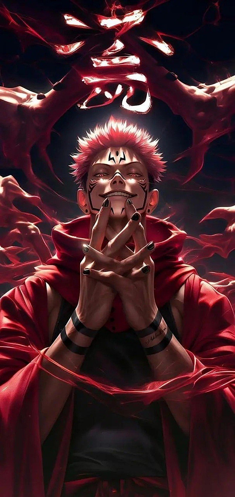 ảnh sukuna biểu cảm đáng sợ