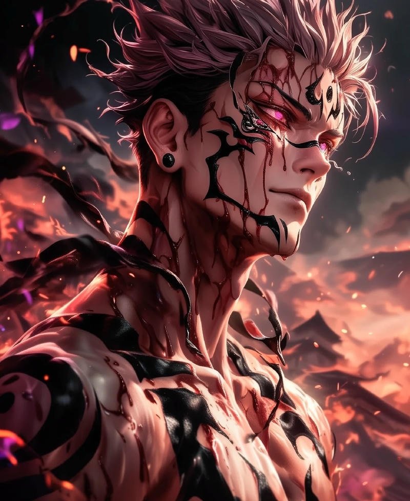 ảnh sukuna trong khoảnh khắc căng thẳng