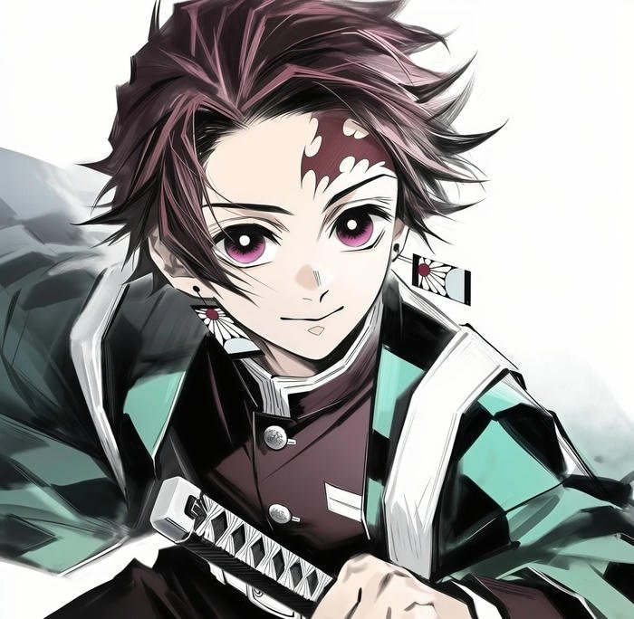 ảnh tanjiro chiến đấu