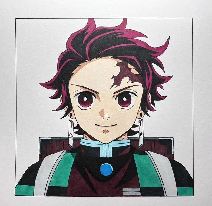 ảnh tanjiro mạnh mẽ