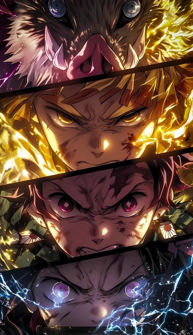 ảnh thanh gươm diệt quỷ ngầu