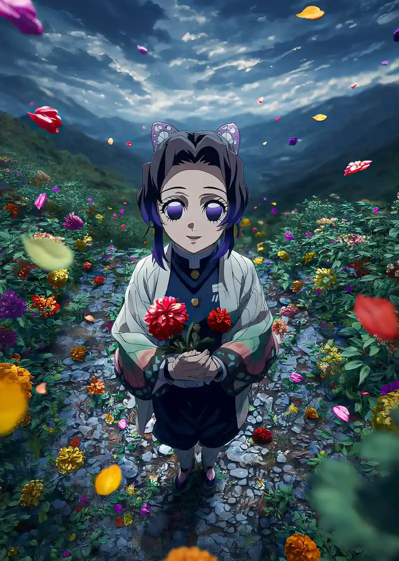 ảnh vẽ shinobu