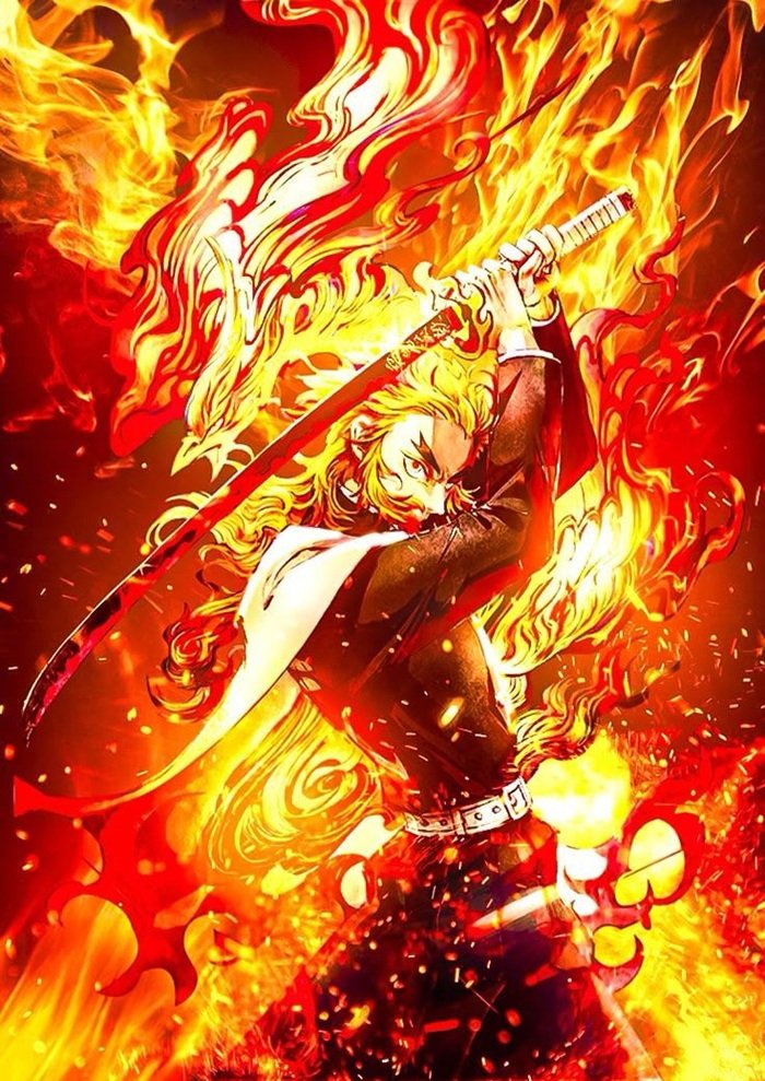 ảnh viêm trụ rengoku