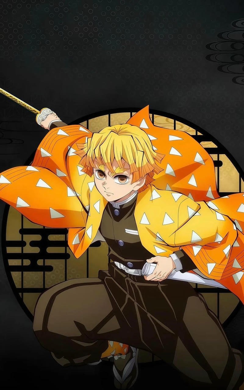 ảnh zenitsu khi sử dụng sức mạnh