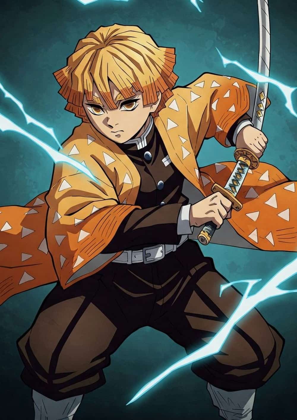 ảnh zenitsu phiên bản chibi