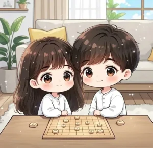cặp đôi chibi cute