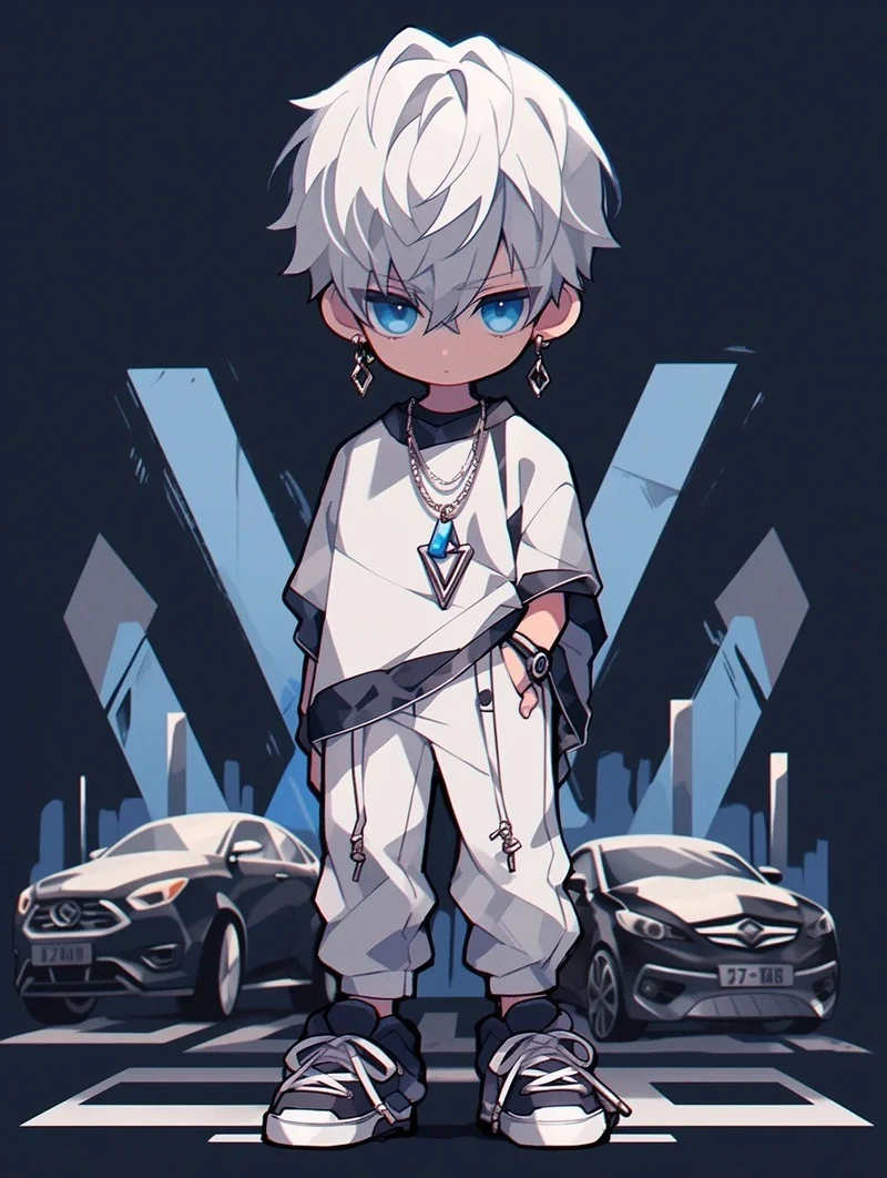 chibi ngầu nam