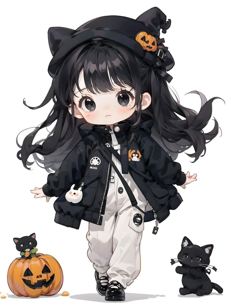 chibi ngầu nữ