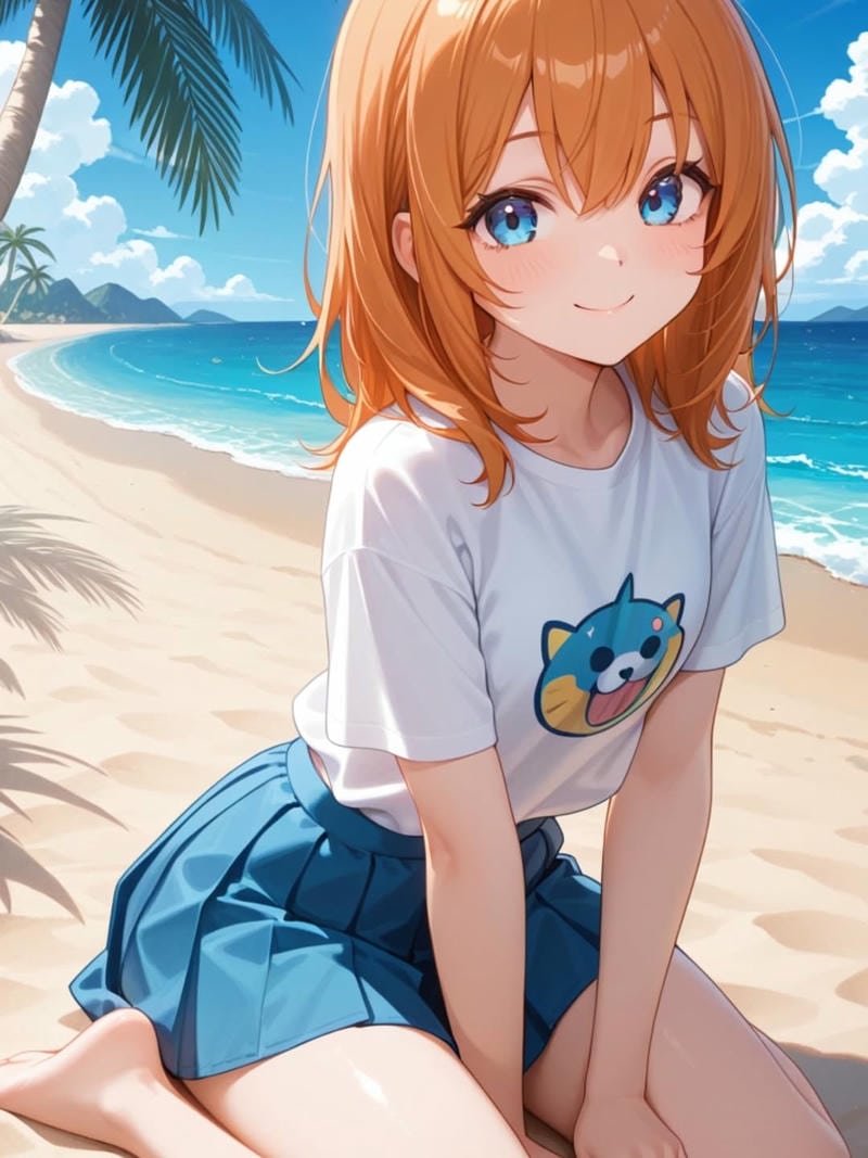 gái xinh anime tóc ngắn