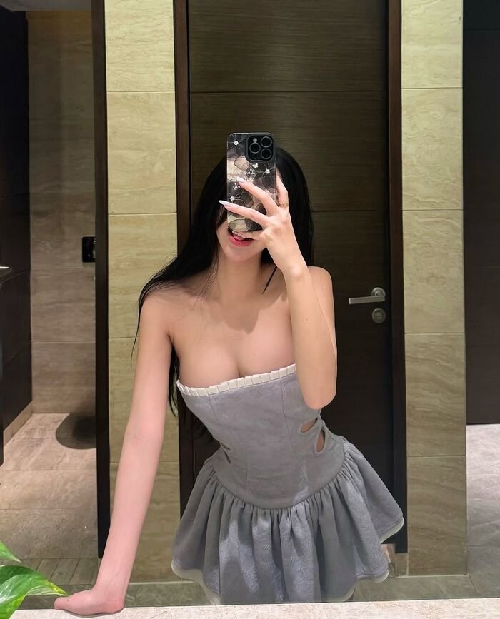 gái xinh che mặt hot girl