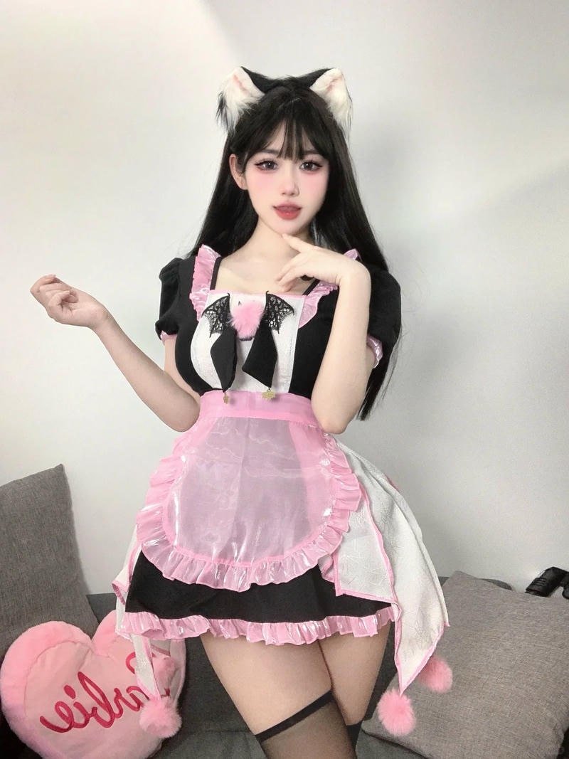 gái xinh cosplay cosplay mèo