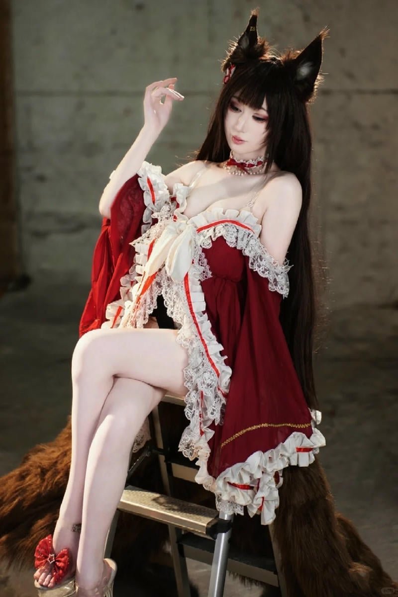 gái xinh cosplay hồ ly