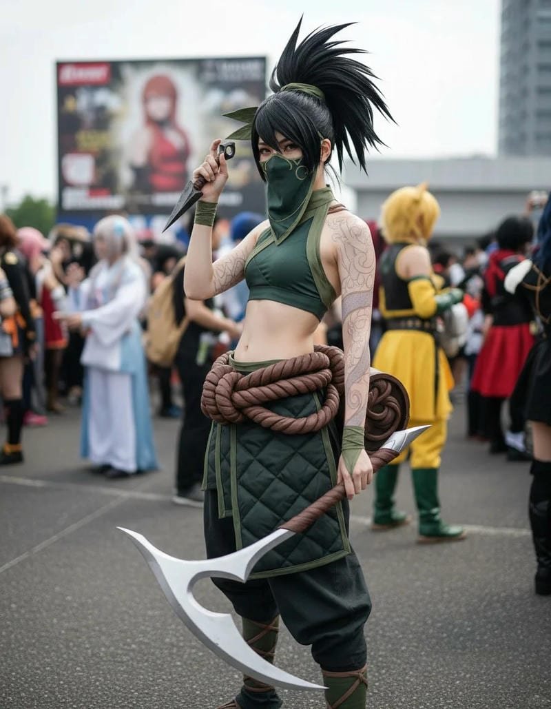 gái xinh cosplay lạnh lùng
