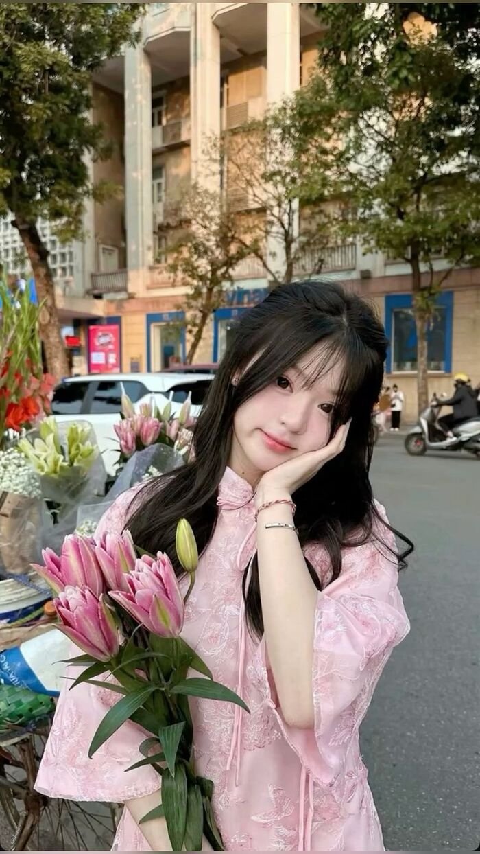 gái xinh mặc pinky đẹp hd