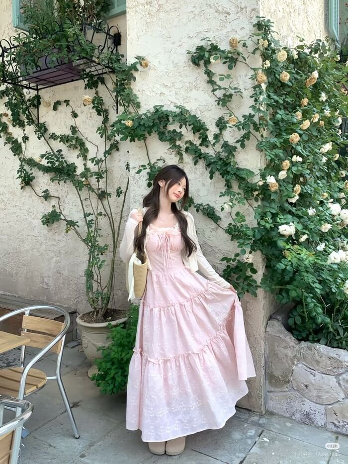 gái xinh mặc pinky hot full hd