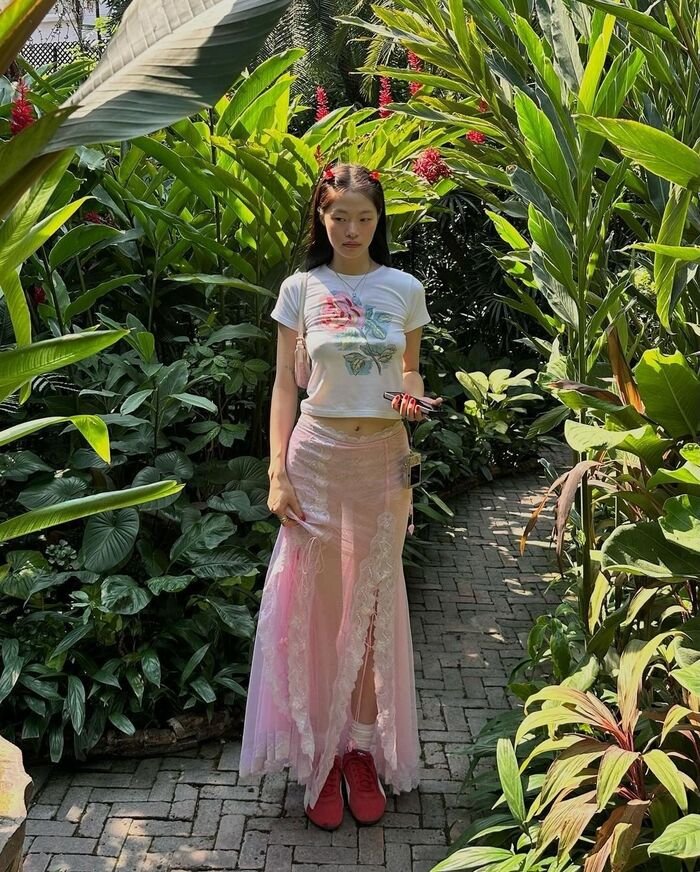 gái xinh mặc pinky hot