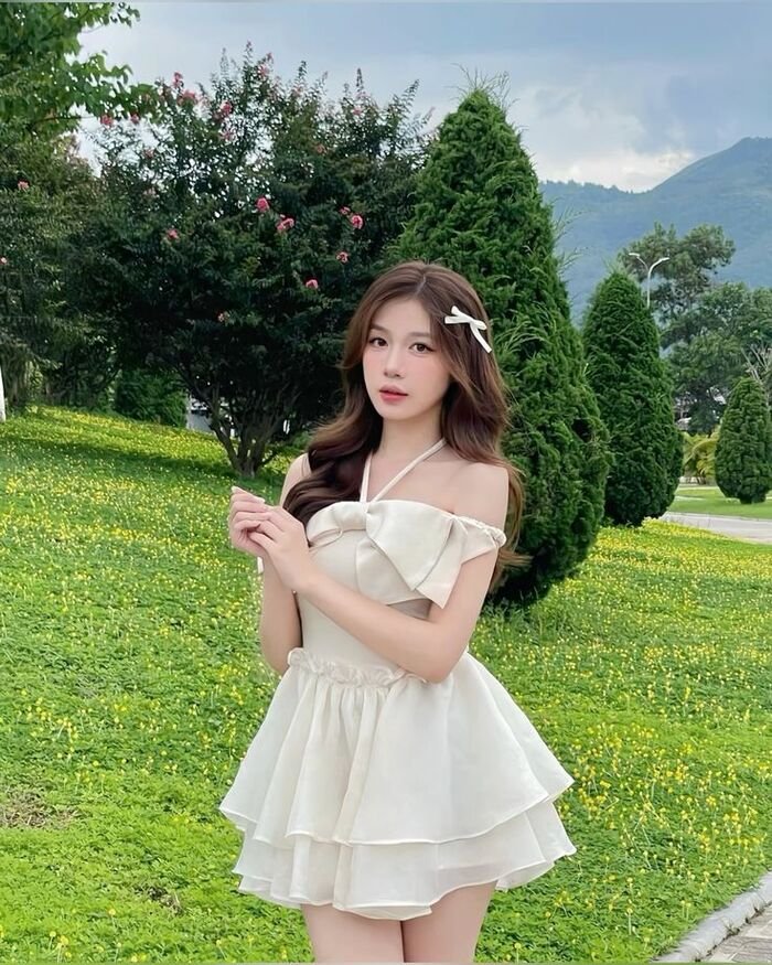 gái xinh mặc váy đẹp full hd