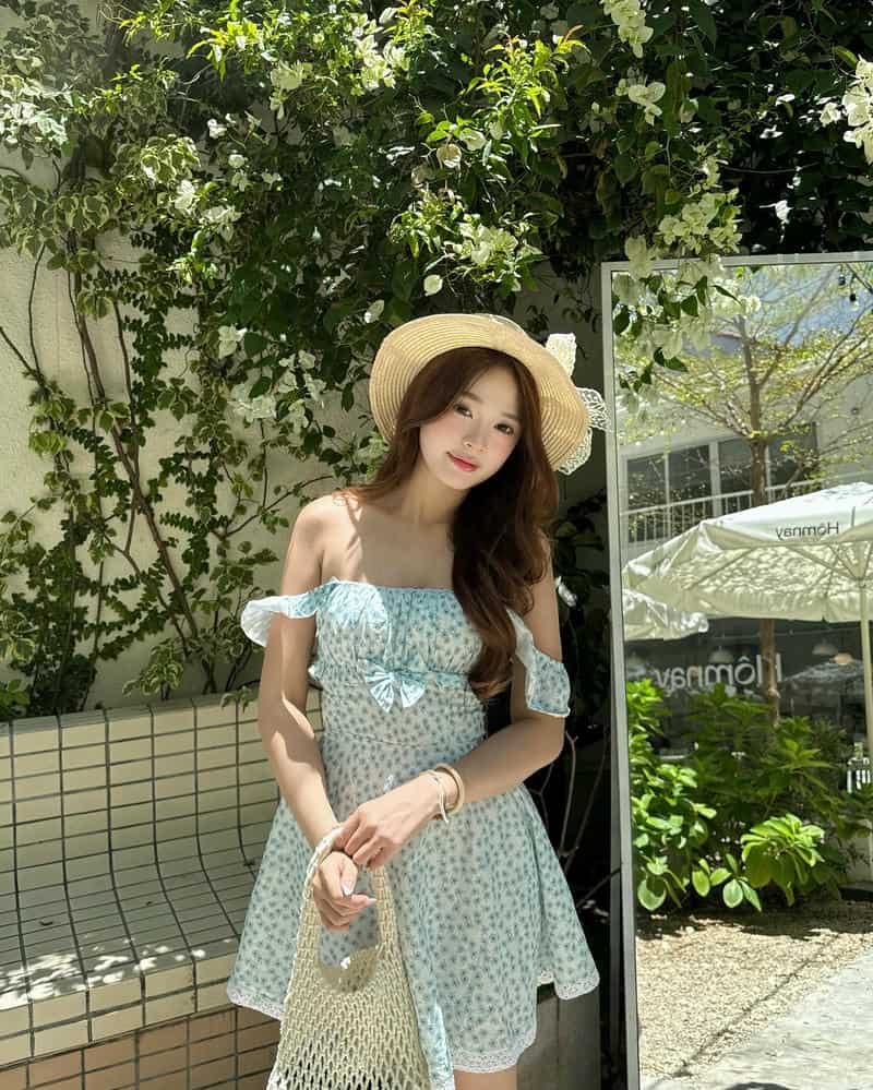 gái xinh mặc váy xinh đẹp