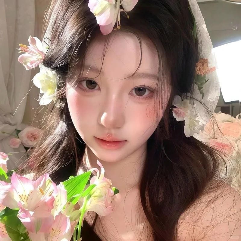 gái xinh tóc dài cute