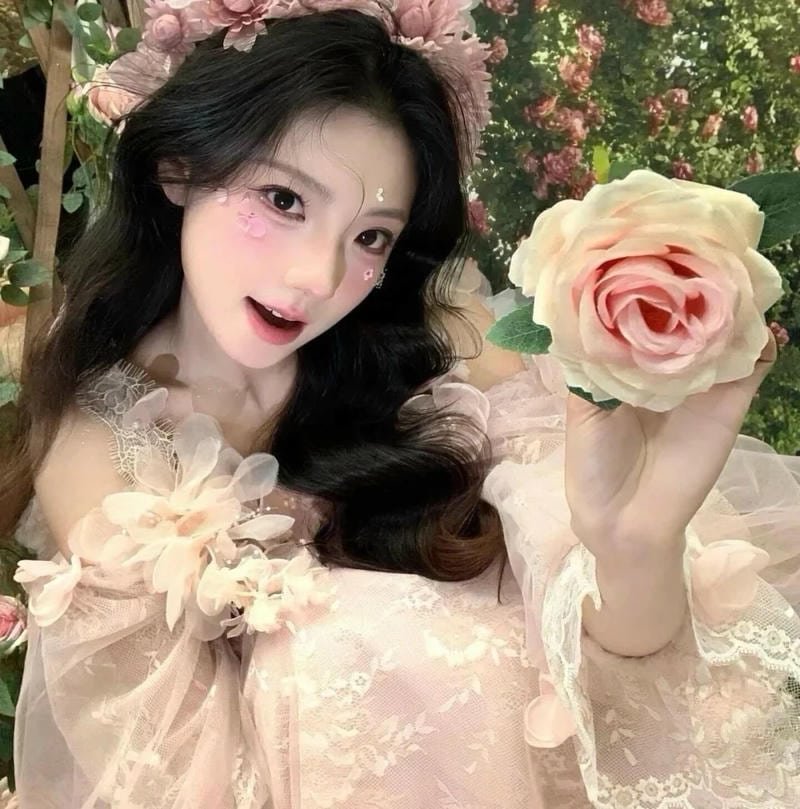 gái xinh tóc dài dễ thương