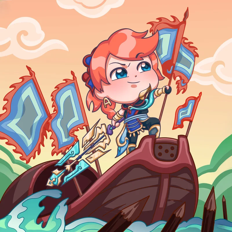 ghép ảnh liên quân chibi