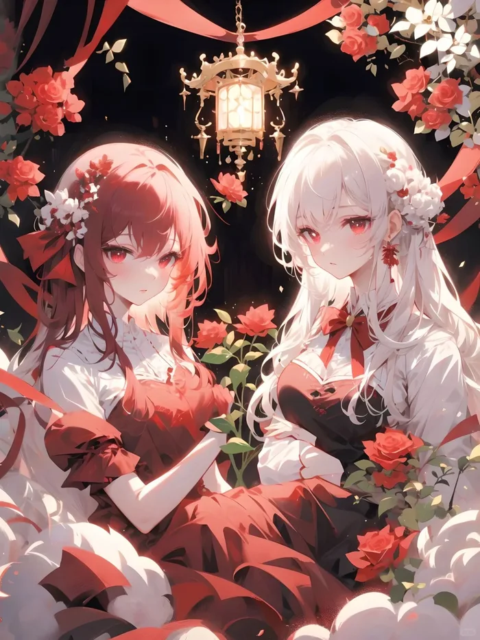 hình ảnh bách hợp anime