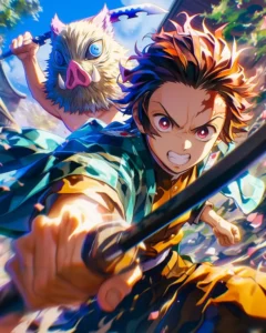 hình ảnh kimetsu yaiba ngầu