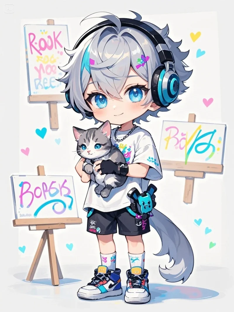 hinh anime chibi