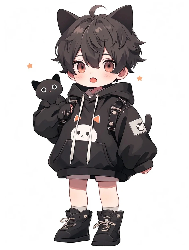 hình anime chibi nam cute