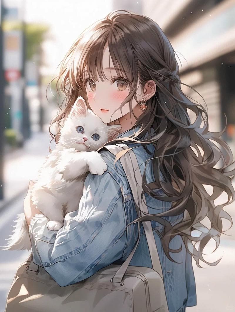 hình anime gái xinh