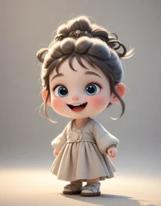 hình chibi bé gái dễ thương