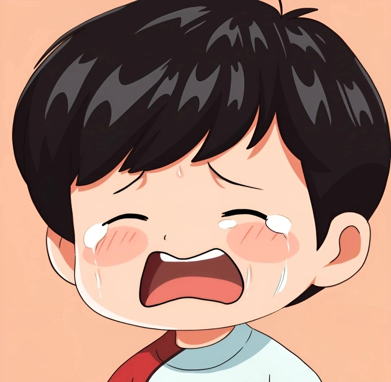 hình chibi buồn dễ thương