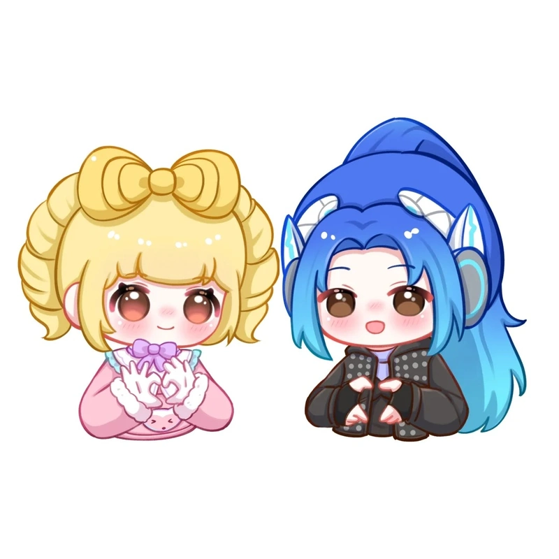 hình chibi cặp đôi cute