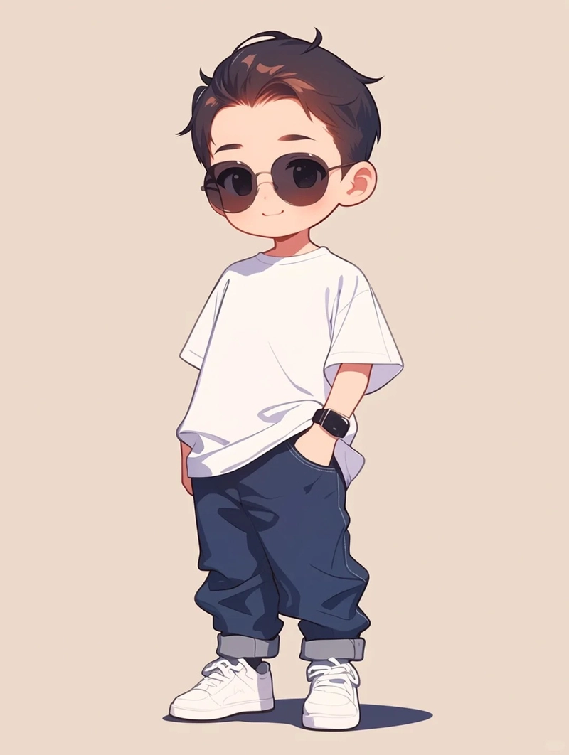 hình chibi cute dễ về nam