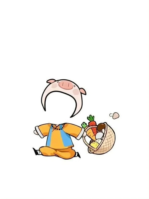 hình chibi ghép mặt một người ngộ nghĩnh