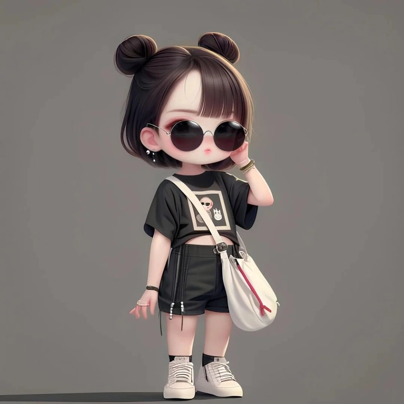 hình chibi nữ ngầu