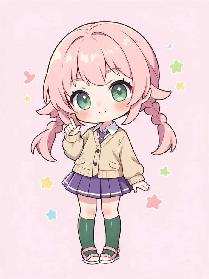 hình cute chibi nữ