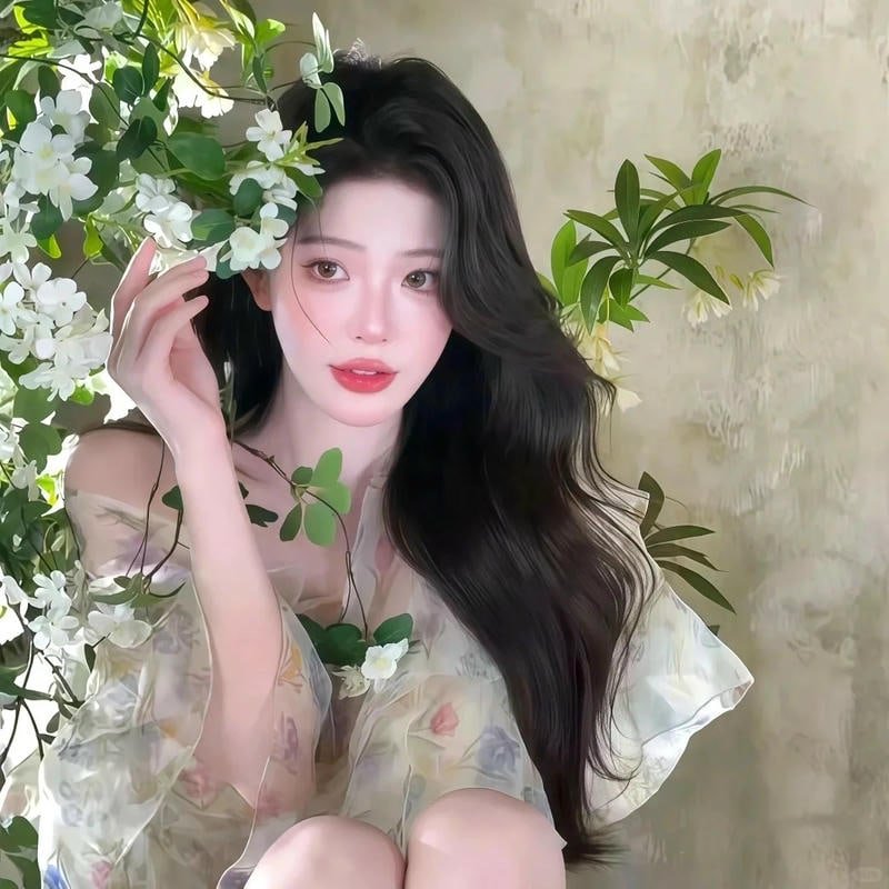 hình gái đẹp tóc dài