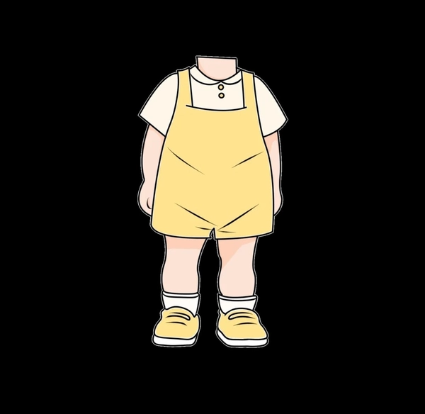 hình ghép mặt chibi một người vui nhộn