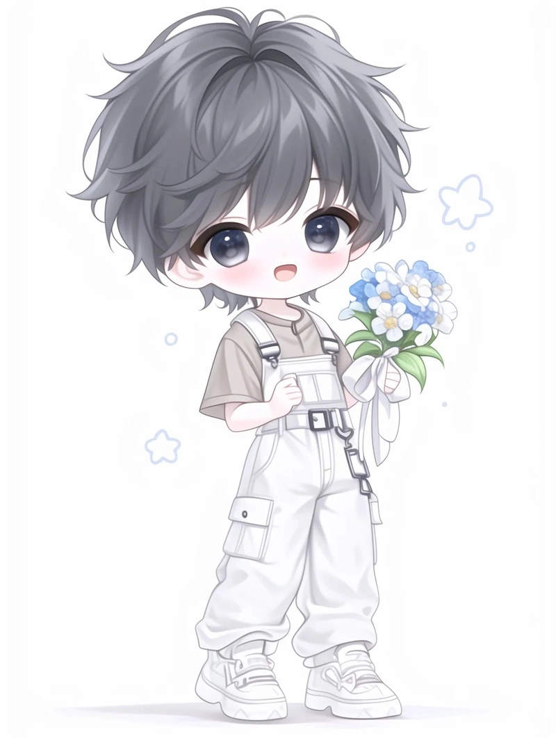 hình nền máy tính mèo chibi cute