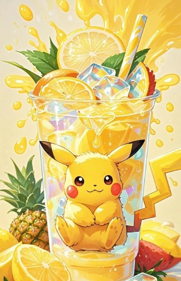 pikachu and doraemon
