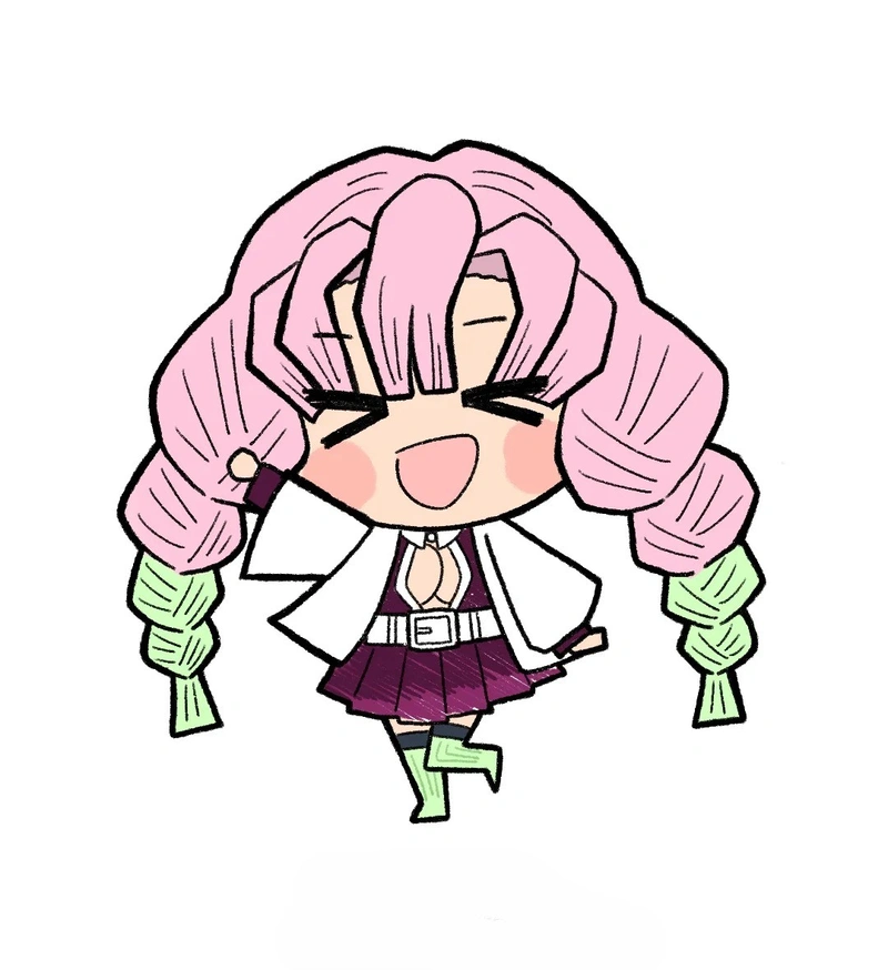 thanh gươm diệt quỷ chibi cute