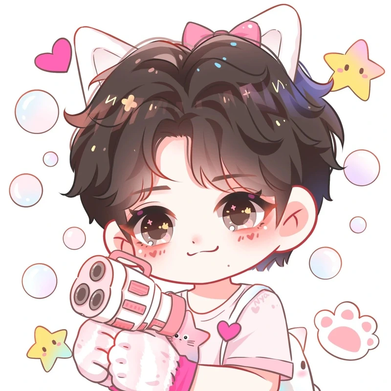 vẽ anime đơn giản chibi