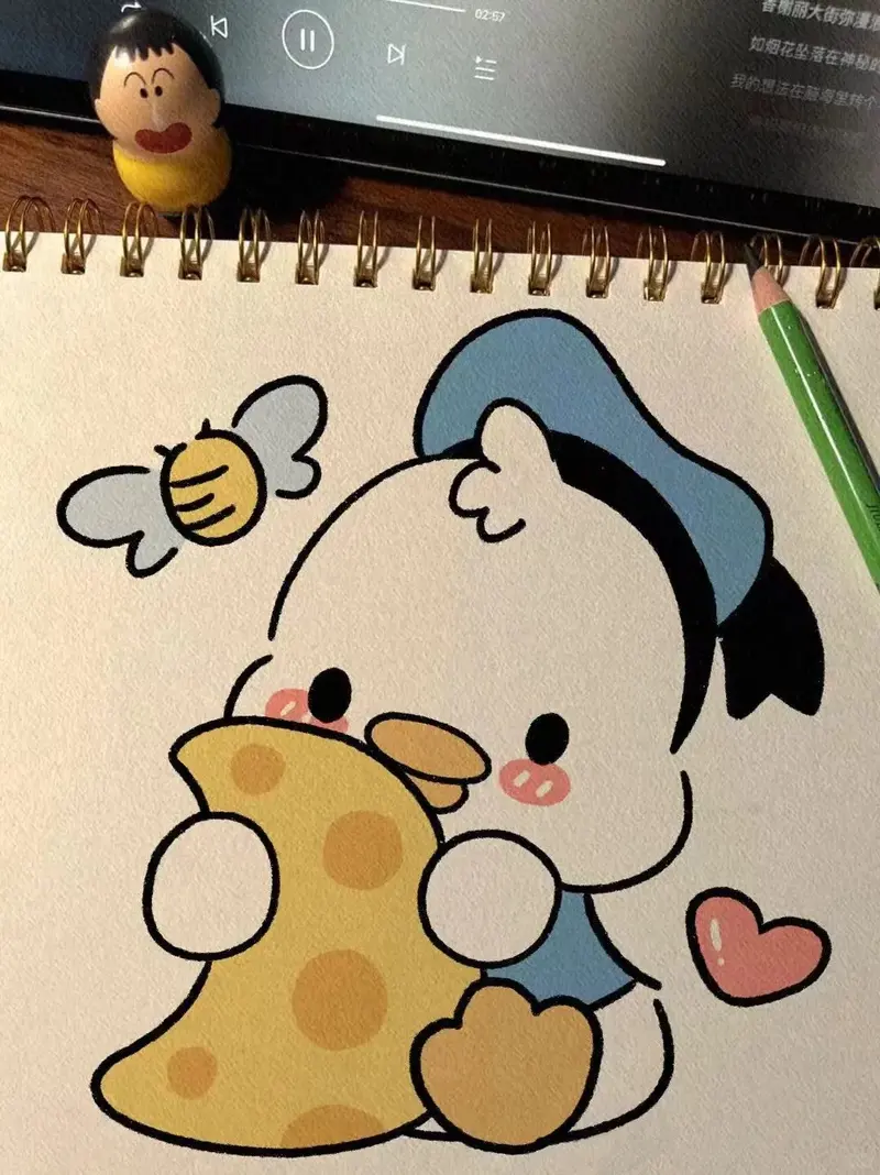 vẽ hình chibi đơn giản