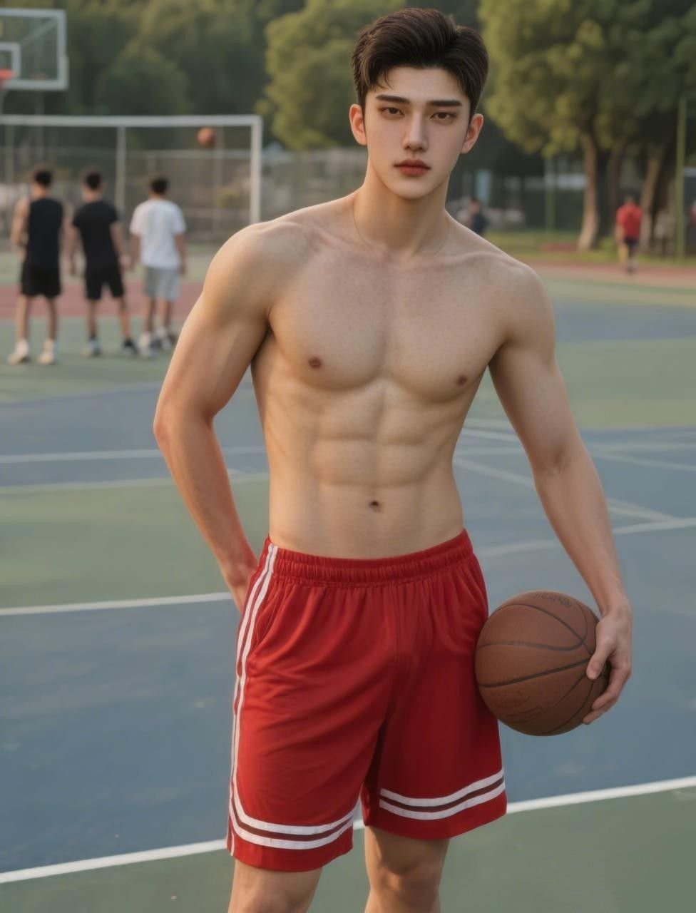 Trai đẹp 6 múi phong độ