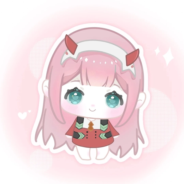 Zero Two chibi cute full body