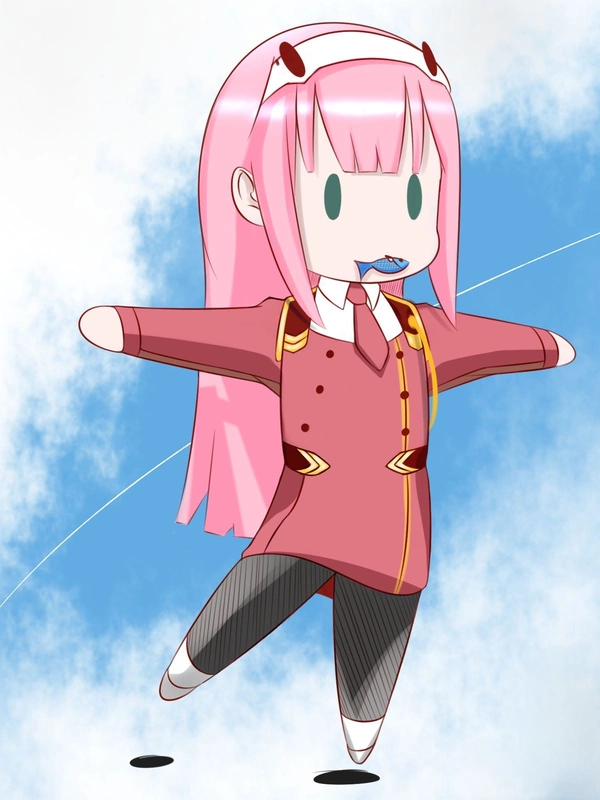 Zero Two chibi mini style adorable