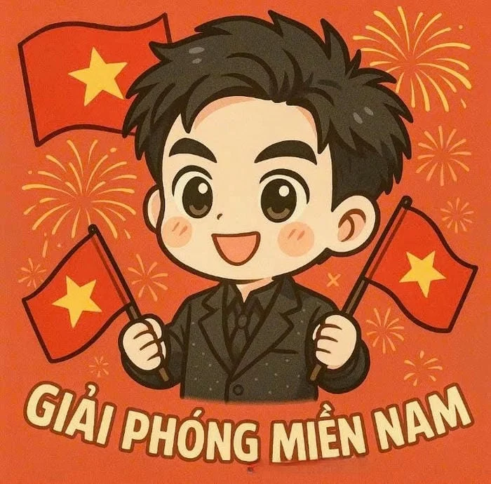 adorable Quang Hùng MasterD chibi art style anime